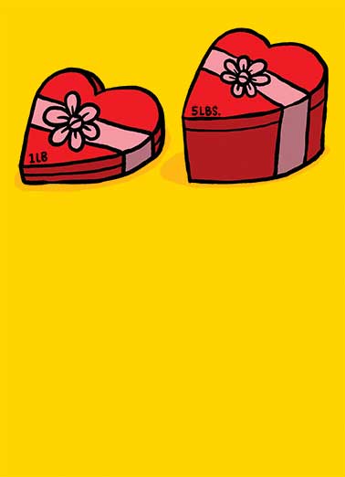 Remember on Val Valentine's Day card Remember on Val Funny Valentine's Day On Valentine's Day, Size Matters.