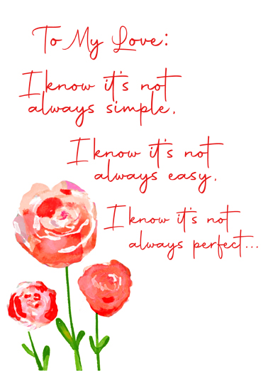 To My Love Valentine's Day card To My Love Funny Valentine's Day Send a wish with this sweet "To My Love" Valentine's Day Card or Ecard to put a smile on someone's face today.