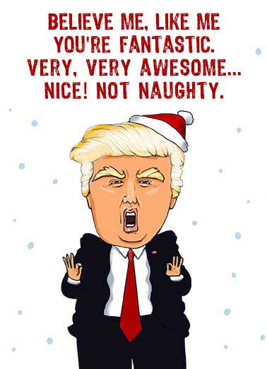 Talking Donald Trump Christmas Card - Funny Donald Trump Gifts for Dad 